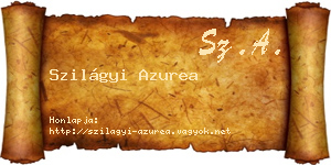Szilágyi Azurea névjegykártya